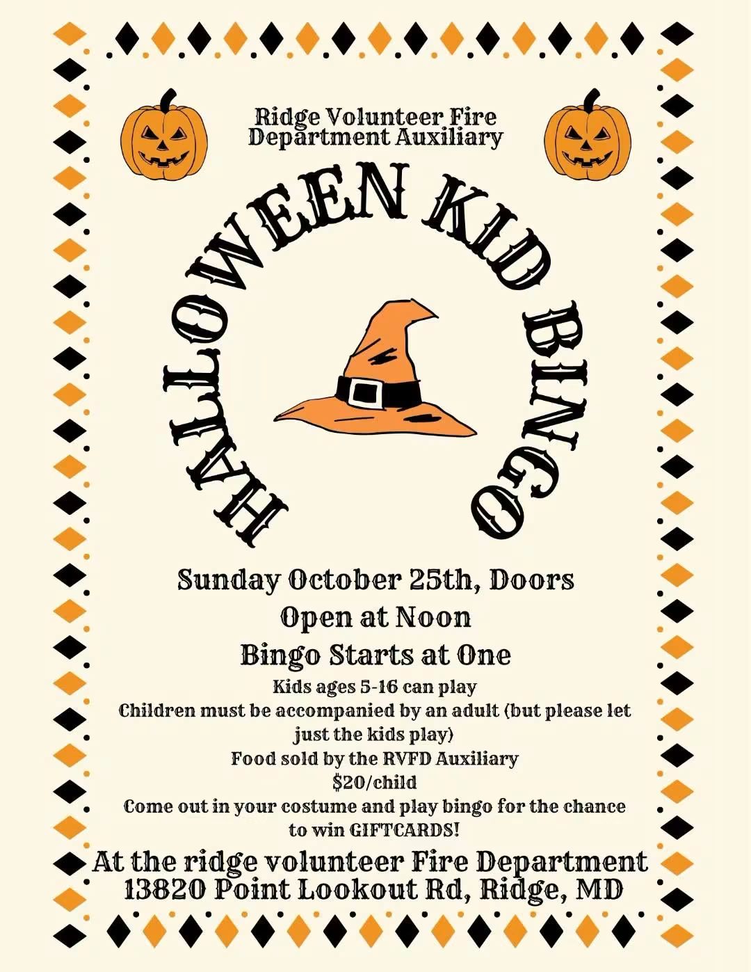 Halloween Kid Bingo